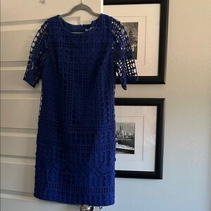 ANTONIO MELANI Royal Blue Mini Dress